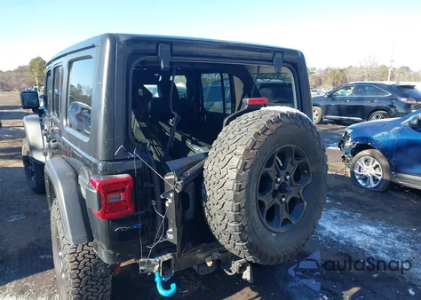 2021 Jeep Wrangler 4Xe Unlimited Rubicon 4X4 from USA, damaged, VIN 1C4JJXR67MW870686